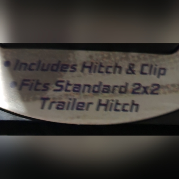 "Missin my boat" 2x2 trailer hitch cap with pin - Picture 2 of 3